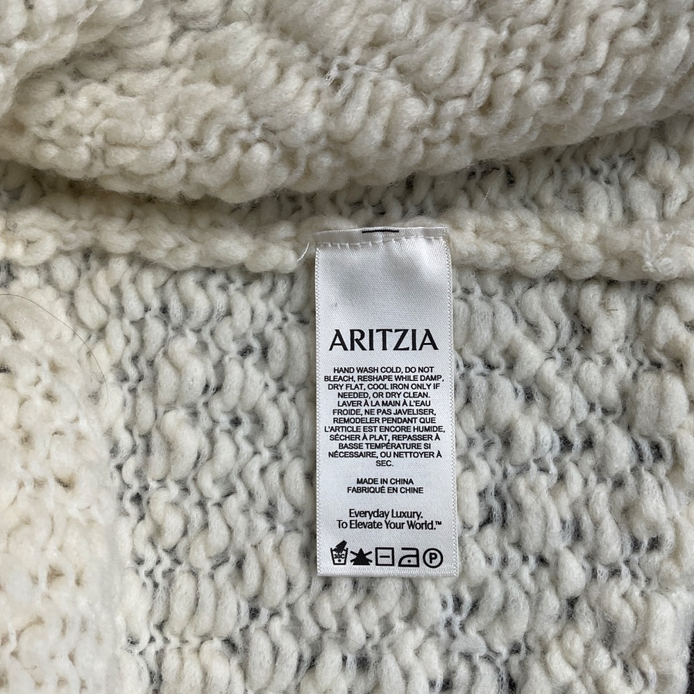 Aritzia The Group Alvar Open Front Cardigan in Lychee White - Picture 5 of 6